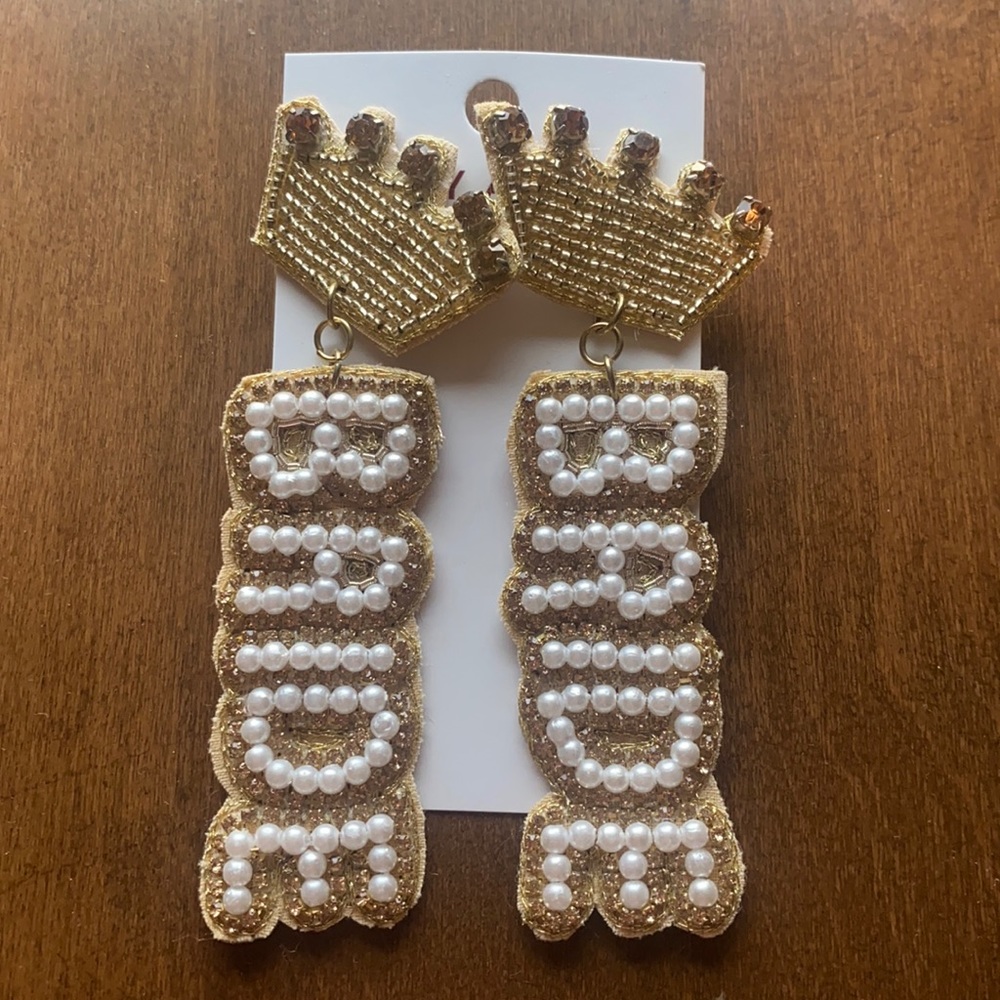 Crown Bride Earrings